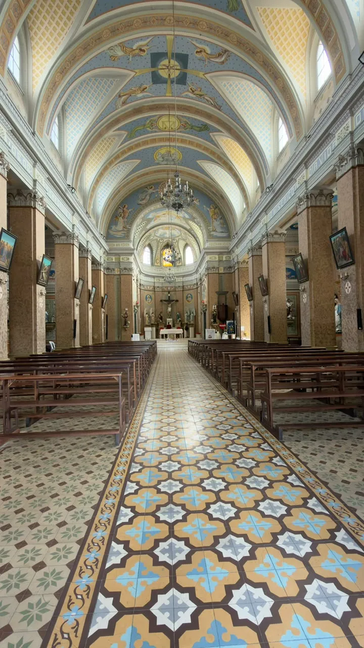 Interno da igreja matriz.